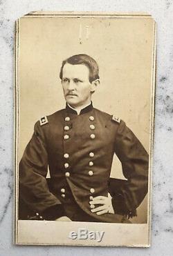 Antique CDV Photograph Union Major General Wesley Merritt Brady CIVIL War