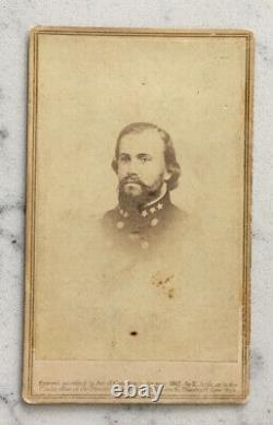 Antique CIVIL War CDV Photograph Confederate General John Hunt Morgan Anthony