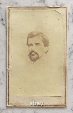 Antique CIVIL War CDV Photograph Confederate General John Pegram Csa Selby