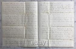 Antique CIVIL War Letter 7th Kansas Cavalry General Sherman Battle Account 1864