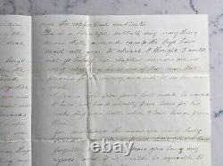 Antique CIVIL War Letter 7th Kansas Cavalry General Sherman Battle Account 1864