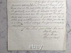 Antique CIVIL War Union Major General Charles Griffin Ads Signed Document 1863