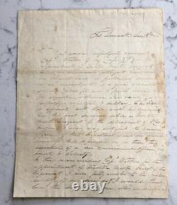 Antique CIVIL War Union Major General Philip Kearny Als Signed Autograph Letter