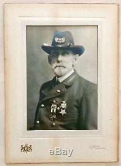 Antique Frame CIVIL War General Us Military Uniform Portrait Photograph Picture
