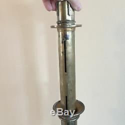 Antique Palmer & Co LG Candle Lamp & Shade c. 1850 Civil War General Estate