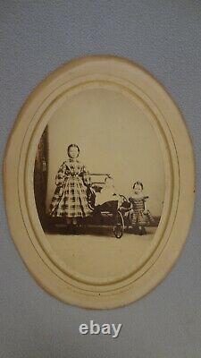 Antique Trenton New Jersey Civil War Albumen of General R. A. Donnelly's Wife