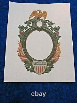 Authentic Civil War 1862 Cast Iron Frame Brigadier Gen. Andrew Porter Union Army