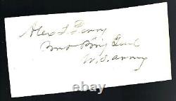 Autograph Civil War General Alexander J Perry