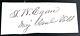 Autograph Civil War General Thomas W Egan Army Of The Potomac