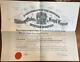 Beautiful Military Order Of The Loyal Legion Certificate Signed Nelson Miles