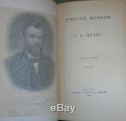 Book Civil War Army Battle President General Grant Union Lee Memoirs Union CSA