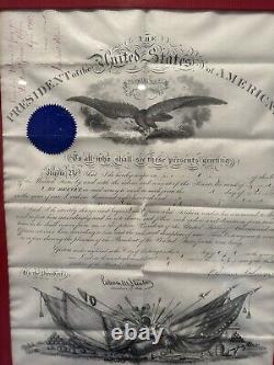 Brevit Commission To Brigadier General For Gettysburg For Thomas H Ruger