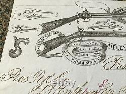 Bristol Fire Arm Co Rifles RI 1856 Letter Ambrose Burnside Civil War General