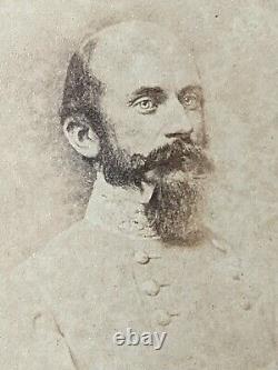 C1863 Carte De Visite Confederate Major General Richard Ewell CIVIL War Csa