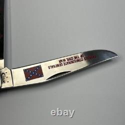 CASE XX Trapper Knife Civil War Confederate General Limited Edition Red #2112