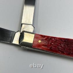 CASE XX Trapper Knife Civil War Confederate General Limited Edition Red #2112
