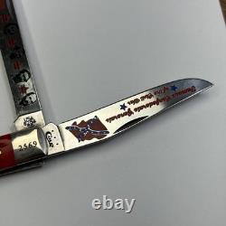 CASE XX Trapper Knife Civil War Confederate General Limited Edition Red #2569