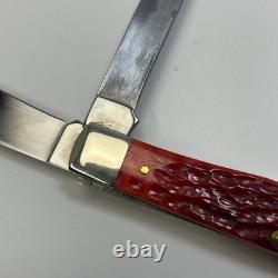 CASE XX Trapper Knife Civil War Confederate General Limited Edition Red #2569