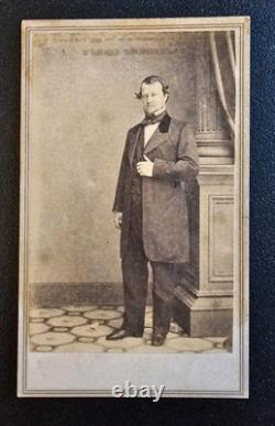CDV Civil War CSA Confederate General Gustavus Woodson Smith Brady Photo