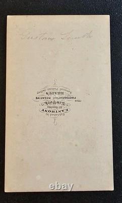 CDV Civil War CSA Confederate General Gustavus Woodson Smith Brady Photo