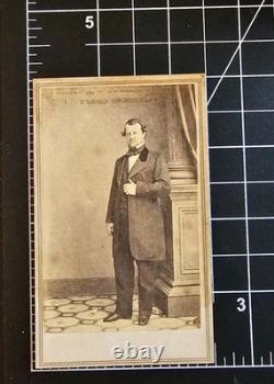CDV Civil War CSA Confederate General Gustavus Woodson Smith Brady Photo