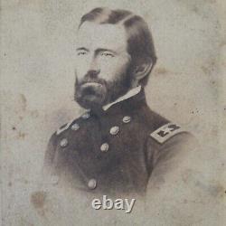CDV Civil War Lieutenant General Ulysses S Grant Antique 1860s RARE