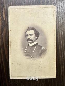 CDV Photo Major General John Logan Fort Pickering Tennessee Photographer Soldier