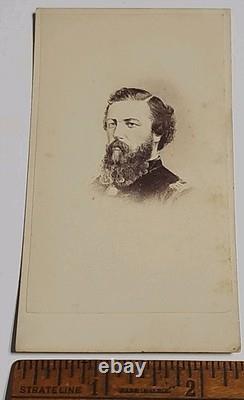 CDV Photo Original Civil War Union Officer General Colonel Unknown Stoneman