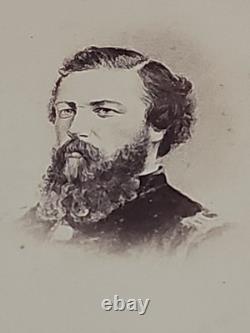 CDV Photo Original Civil War Union Officer General Colonel Unknown Stoneman