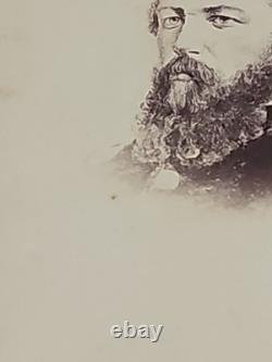 CDV Photo Original Civil War Union Officer General Colonel Unknown Stoneman