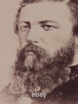 CDV Photo Original Civil War Union Officer General Colonel Unknown Stoneman