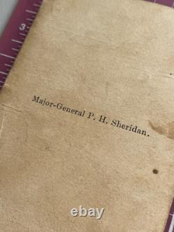 CDV Photograph Major General PH Sheridan Civil War & Indian War