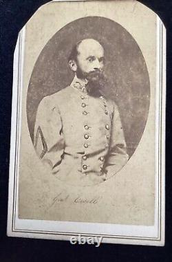 CDV of Confederate General Richard Ewell