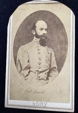 CDV of Confederate General Richard Ewell