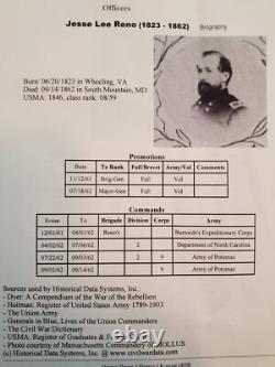 CDV of Major General Jesse L. Reno Killed South Mountain