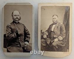 CDVs of Gen. Ambrose Burnside & Rear Adm. Louis Goldsborough