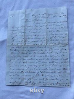 CIVIL WAR 58th RGT MASS VOL BEFORE PETERSBURG EXPECTING SHERMAN & A SMASH e23