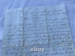 CIVIL WAR 58th RGT MASS VOL BEFORE PETERSBURG EXPECTING SHERMAN & A SMASH e23