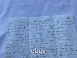 CIVIL WAR 58th RGT MASS VOL BEFORE PETERSBURG EXPECTING SHERMAN & A SMASH e23