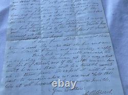 CIVIL WAR 58th RGT MASS VOL BEFORE PETERSBURG EXPECTING SHERMAN & A SMASH e23