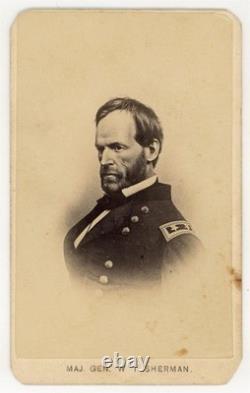 CIVIL WAR CDV General William Tecumseh Sherman E & HT Anthony 1860s