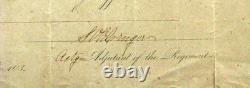 CIVIL WAR COMMISSION 15Oth NY INFANTRY SIGNED BY GENERAL JOHN KETCHAM