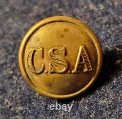 CIVIL WAR CONFEDERATE CUFF GENERAL SERVICE C S A BUTTON ALBERT# CS-81-Bv