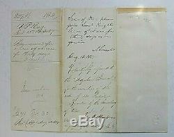 CIVIL WAR DATED ABRAHAM LINCOLN NOTE SiGNED TO SEC WAR FROM GENERAL THOMAS PSA