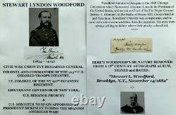 CIVIL WAR GENERAL COLONEL 103rd USCT BUFFALO SOLDIERS 127th NY INFANTRY GOVERNOR