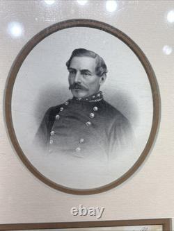 CIVIL WAR GENERAL PIERRE G. T. BEAUREGARD ORIGINAL SIGNED LETTER FRAMED With COA