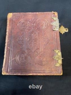 CIVIL WAR PHOTO ALBUM MILITARY GENERALS Grant, Banks & NY Infantry Co. A 109th