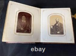 CIVIL WAR PHOTO ALBUM MILITARY GENERALS Grant, Banks & NY Infantry Co. A 109th