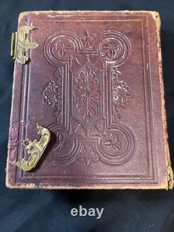 CIVIL WAR PHOTO ALBUM MILITARY GENERALS Grant, Banks & NY Infantry Co. A 109th