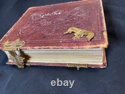 CIVIL WAR PHOTO ALBUM MILITARY GENERALS Grant, Banks & NY Infantry Co. A 109th